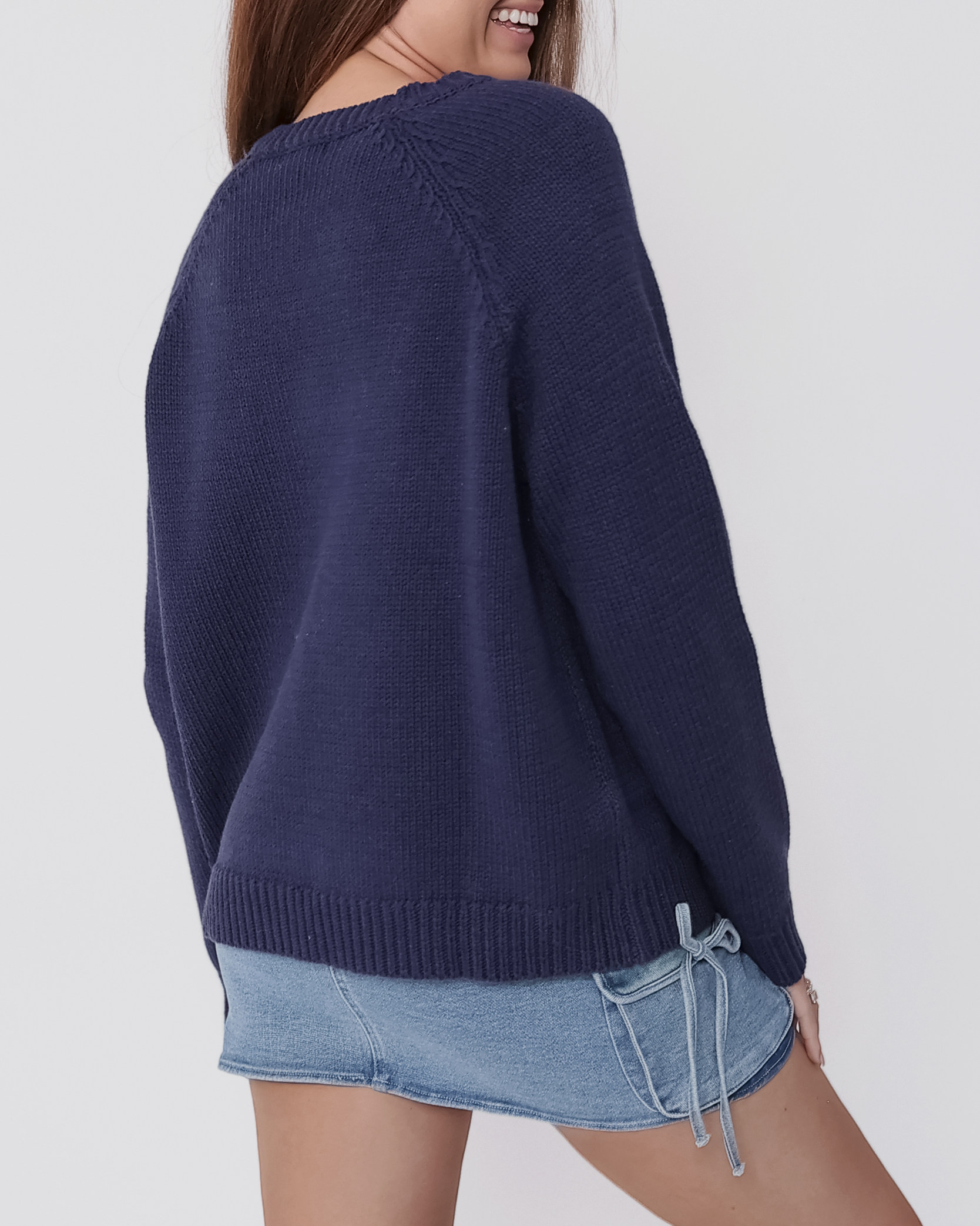 Michelle Star Sweater in Navy