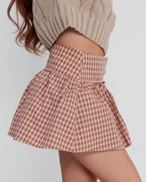 スカート MADISON CHECK SKIRT-PANTS MADISON CHECK SKIRT-PANTS