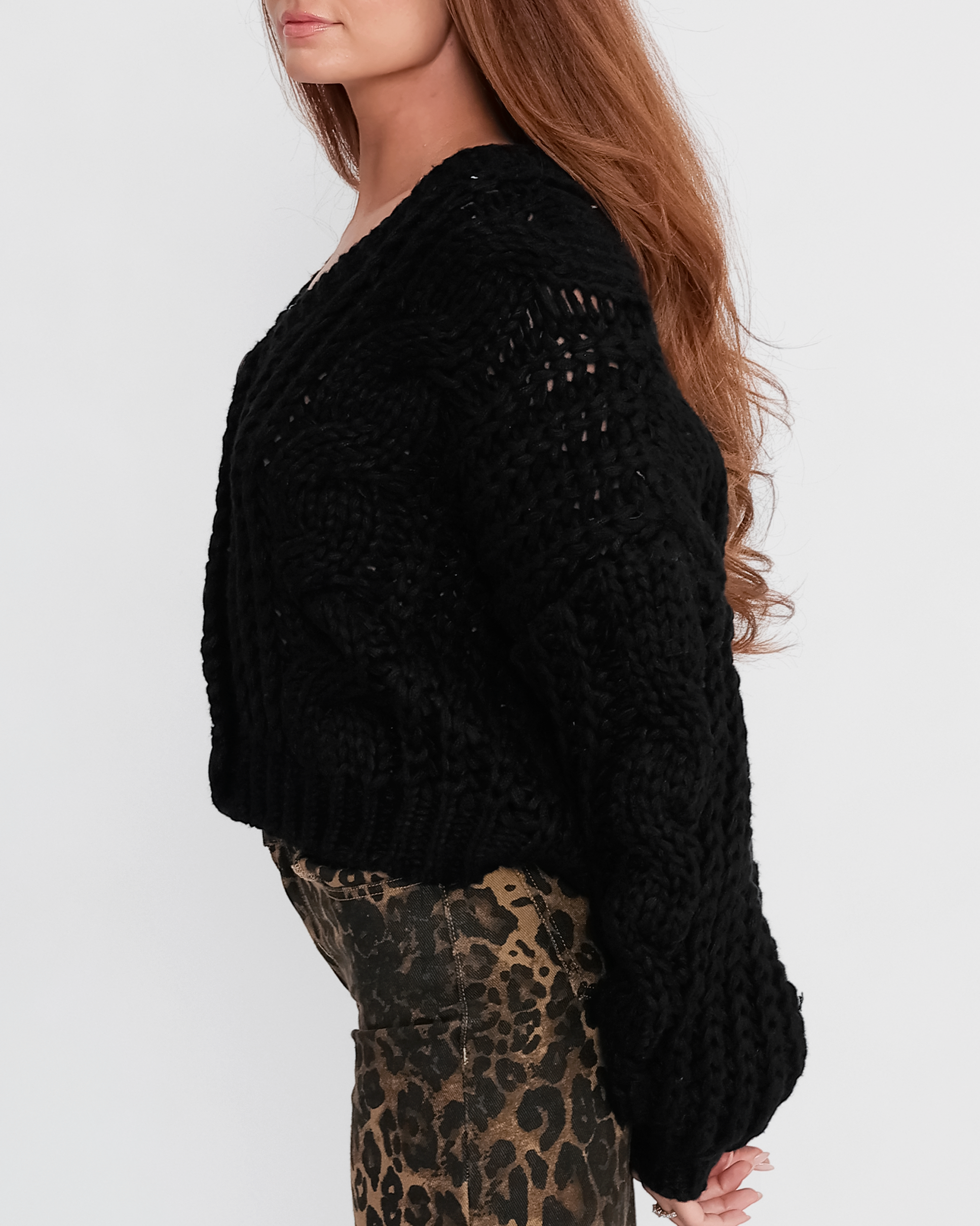 Cecilia Cable Knit Cardigan