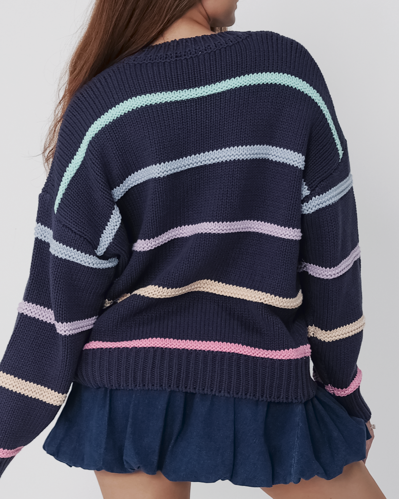 Audra Striped Sweater