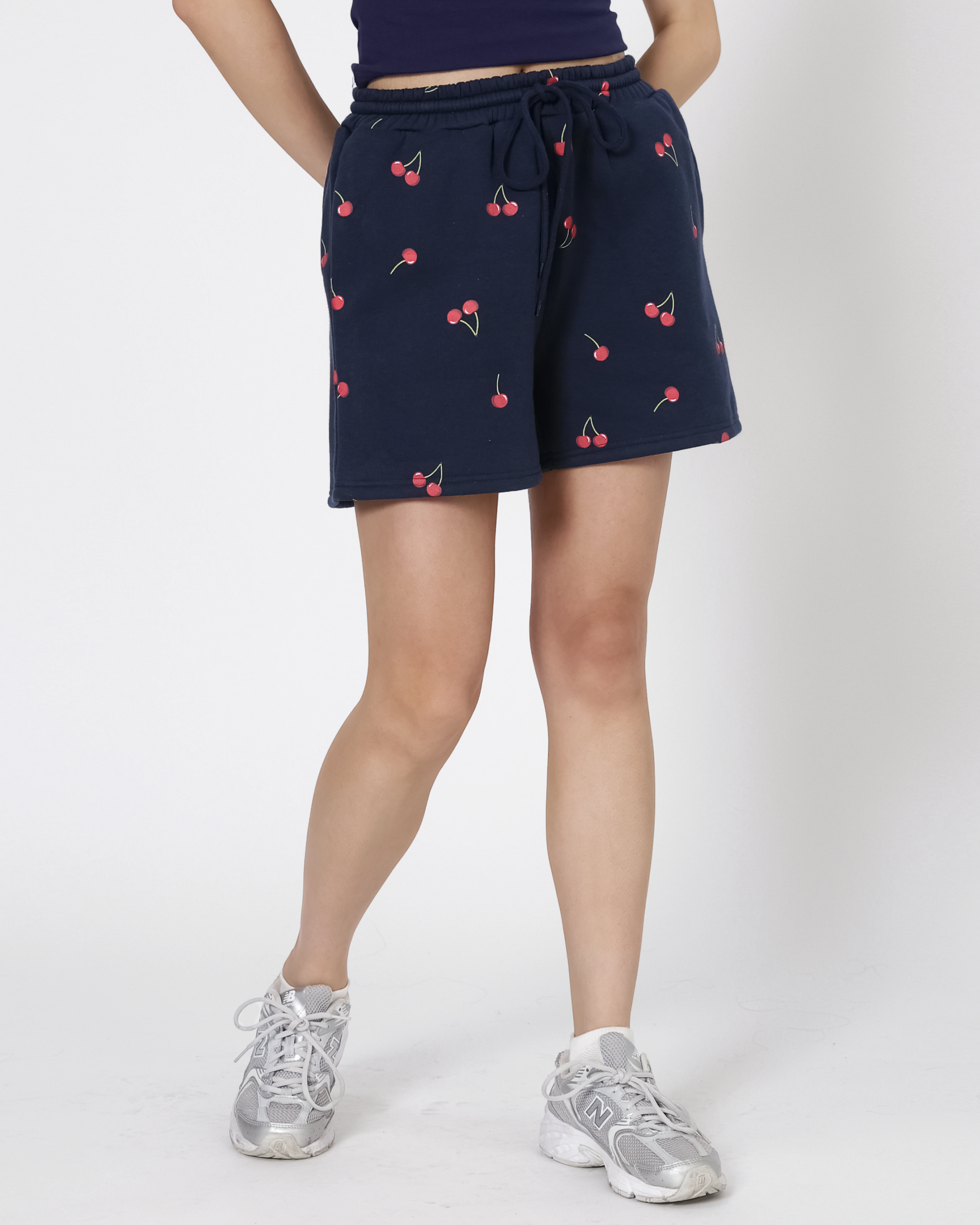 Becca Cherry Print Sweatshorts