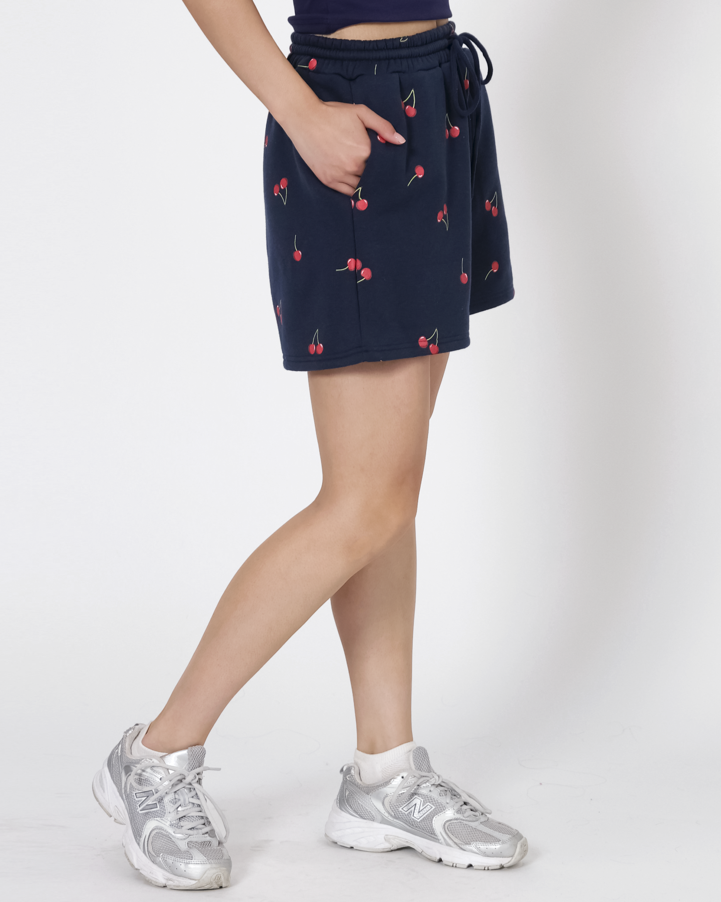 Becca Cherry Print Sweatshorts