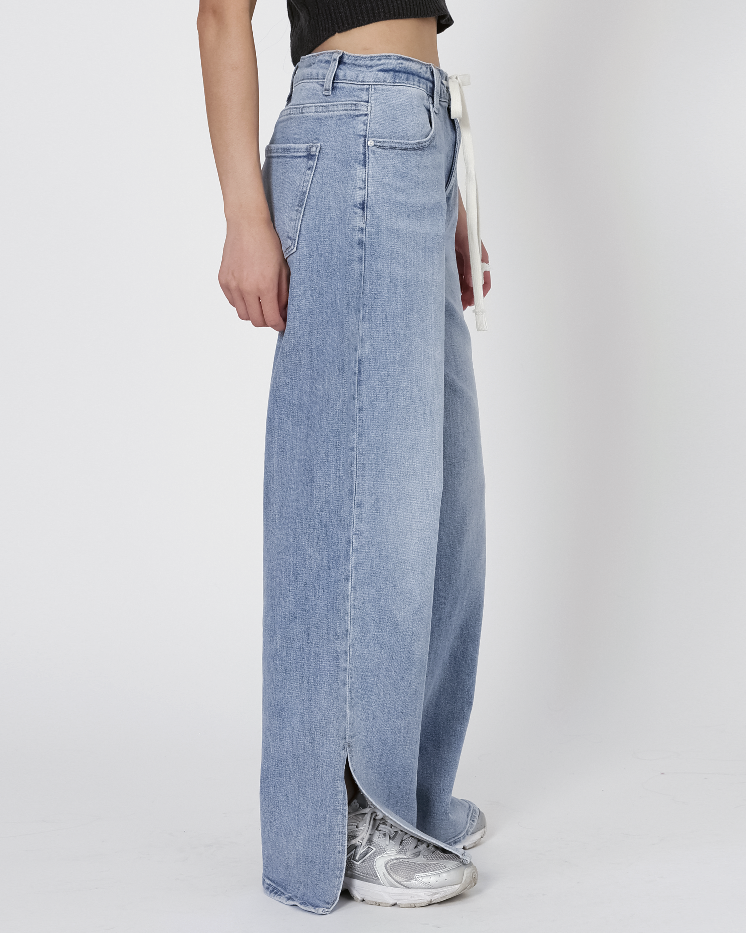 Marie Wide Leg Tie Jeans