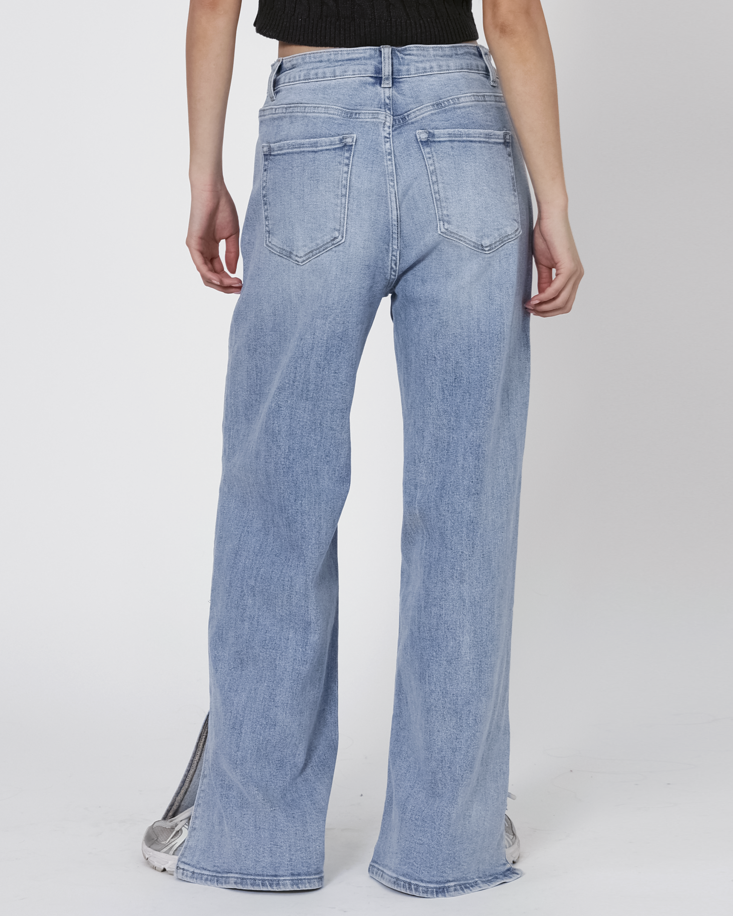 Marie Wide Leg Tie Jeans