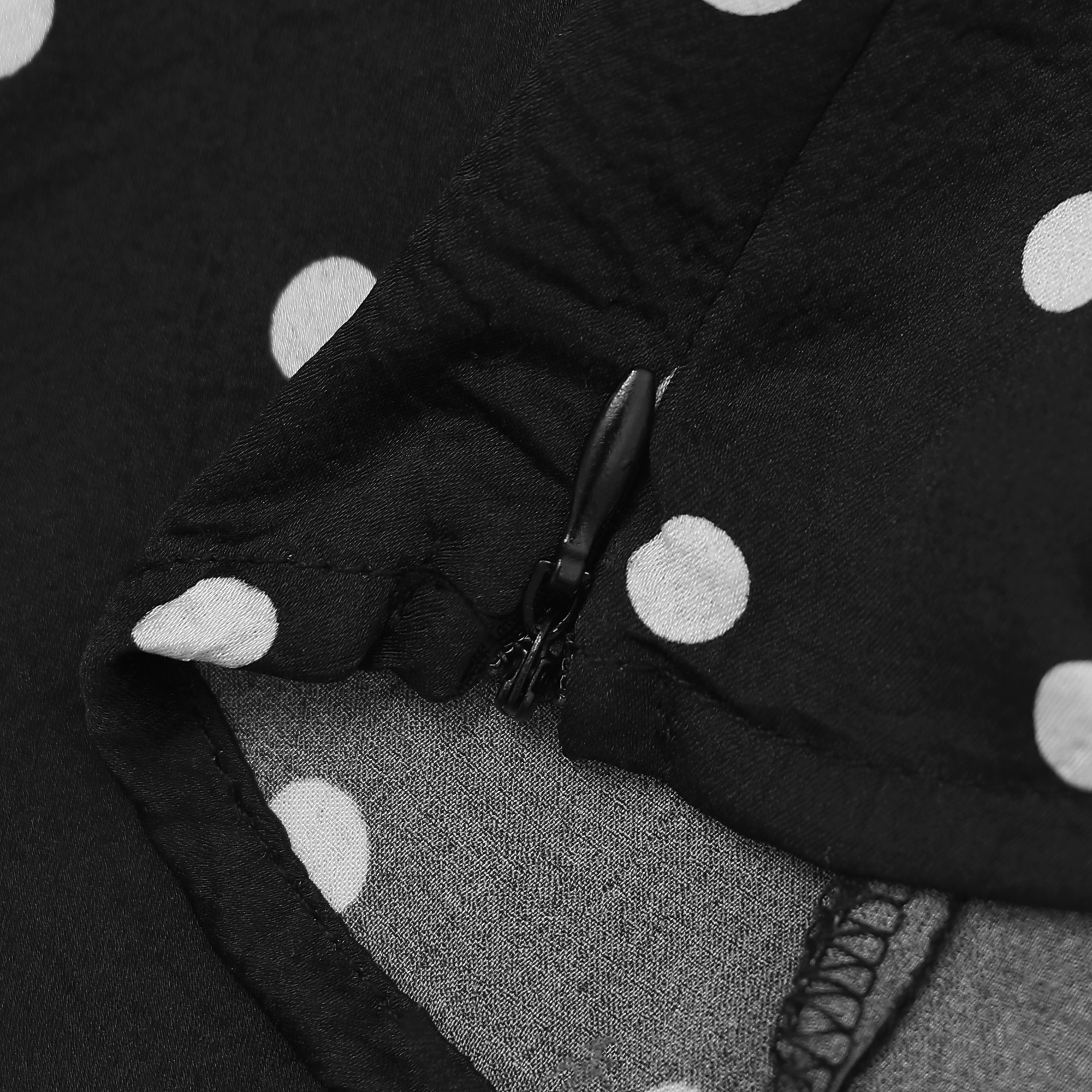 Angelina Polka Dot Scarf Top