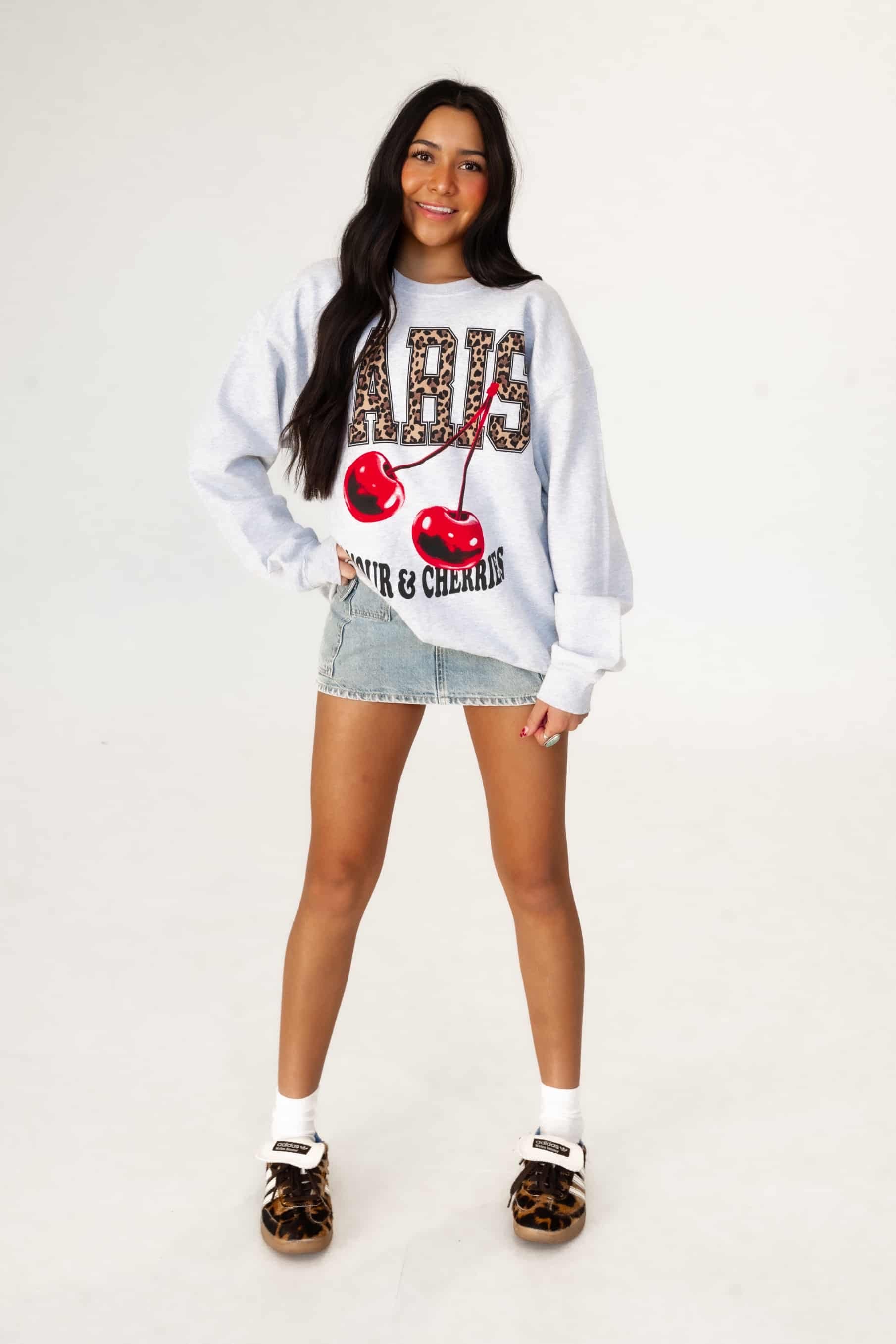 Paris Cherries Crewneck