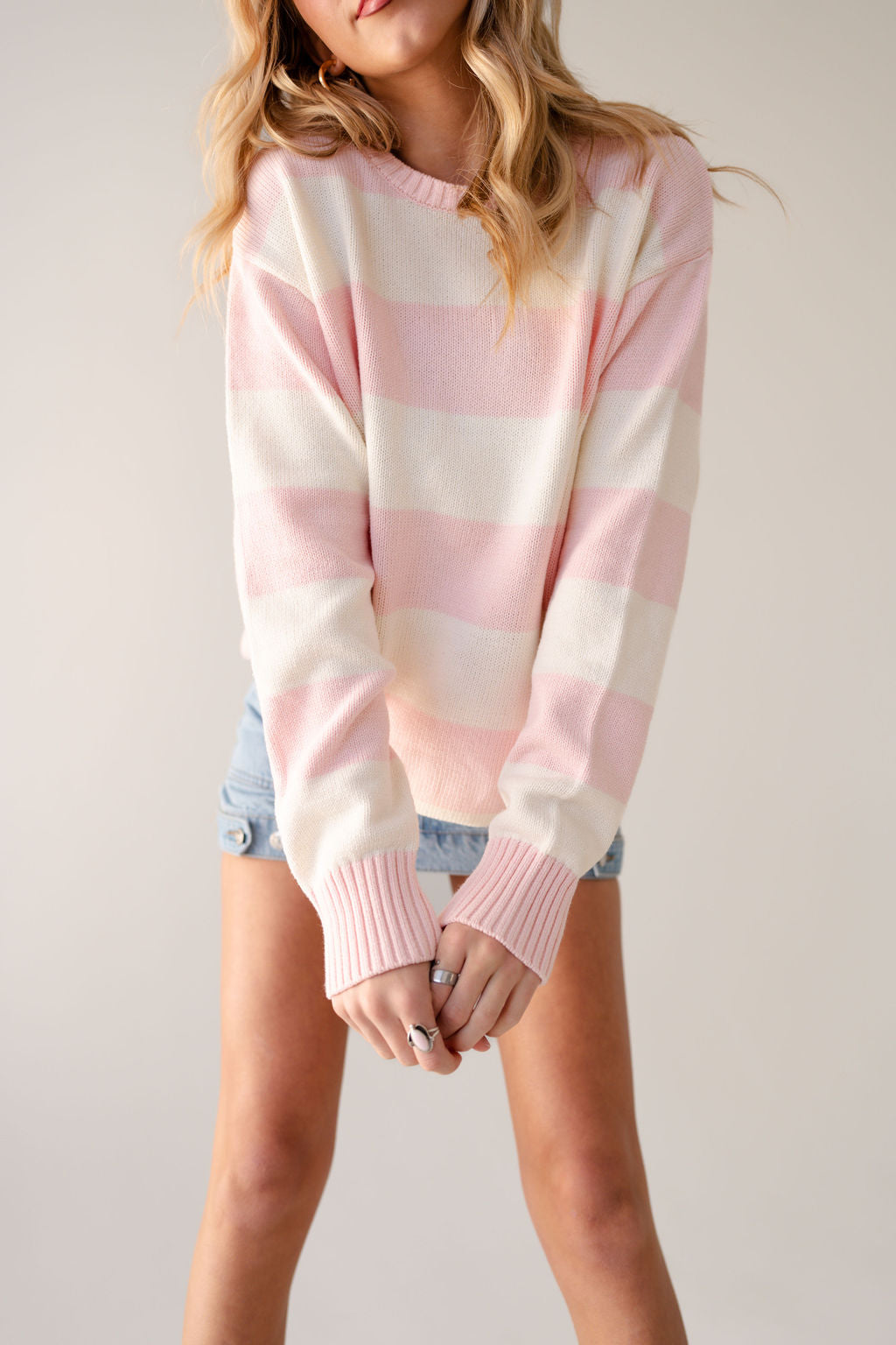 Sixteen Striped Sweater