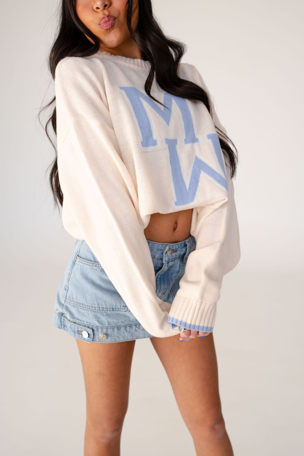 MW Oversized Graphic Sweater