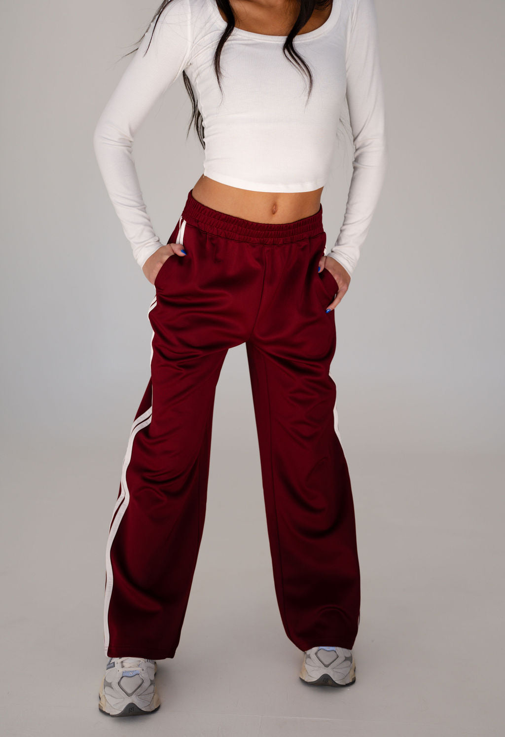 Jane Wide Leg Track Pants