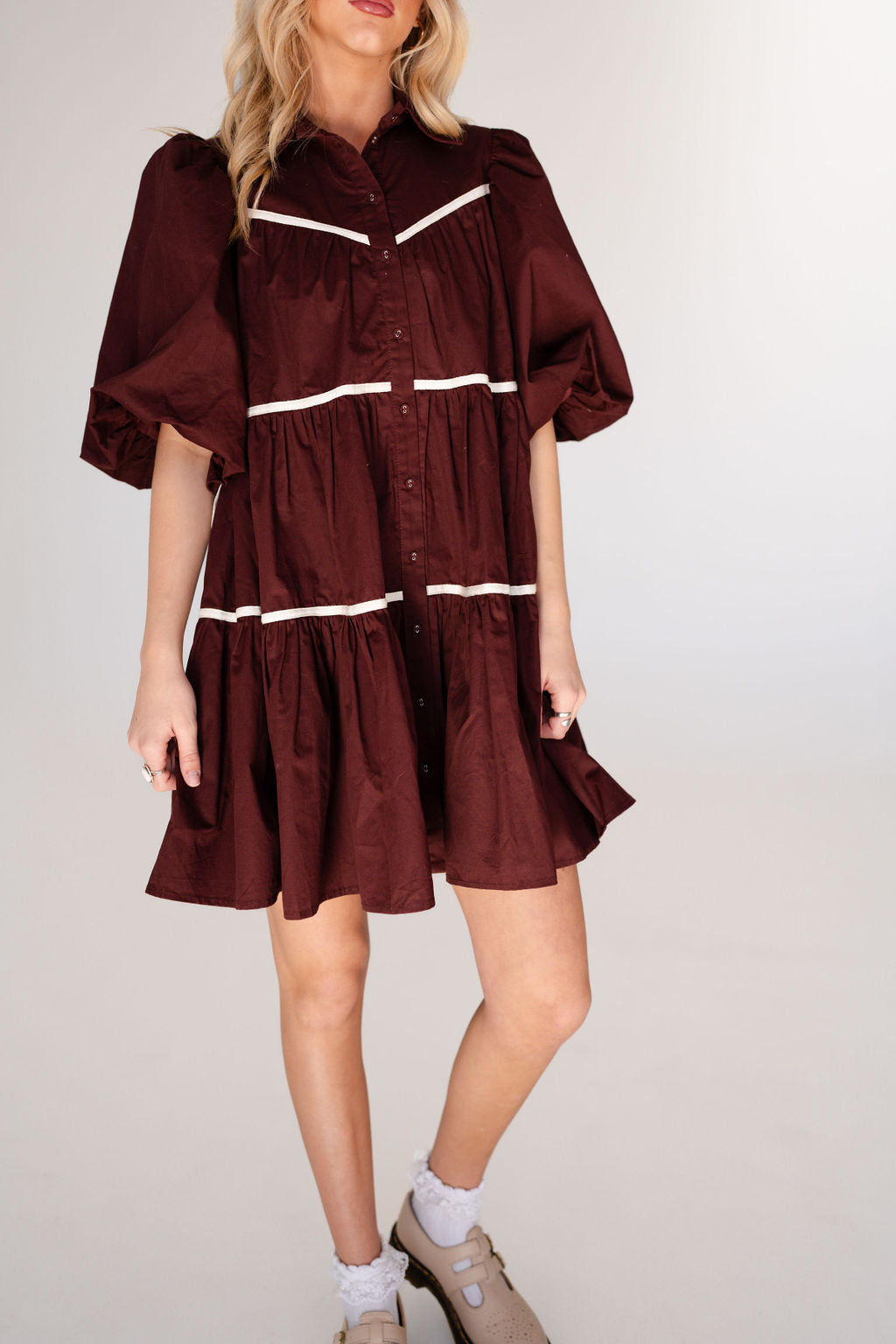 Lane Babydoll Shirt Dress