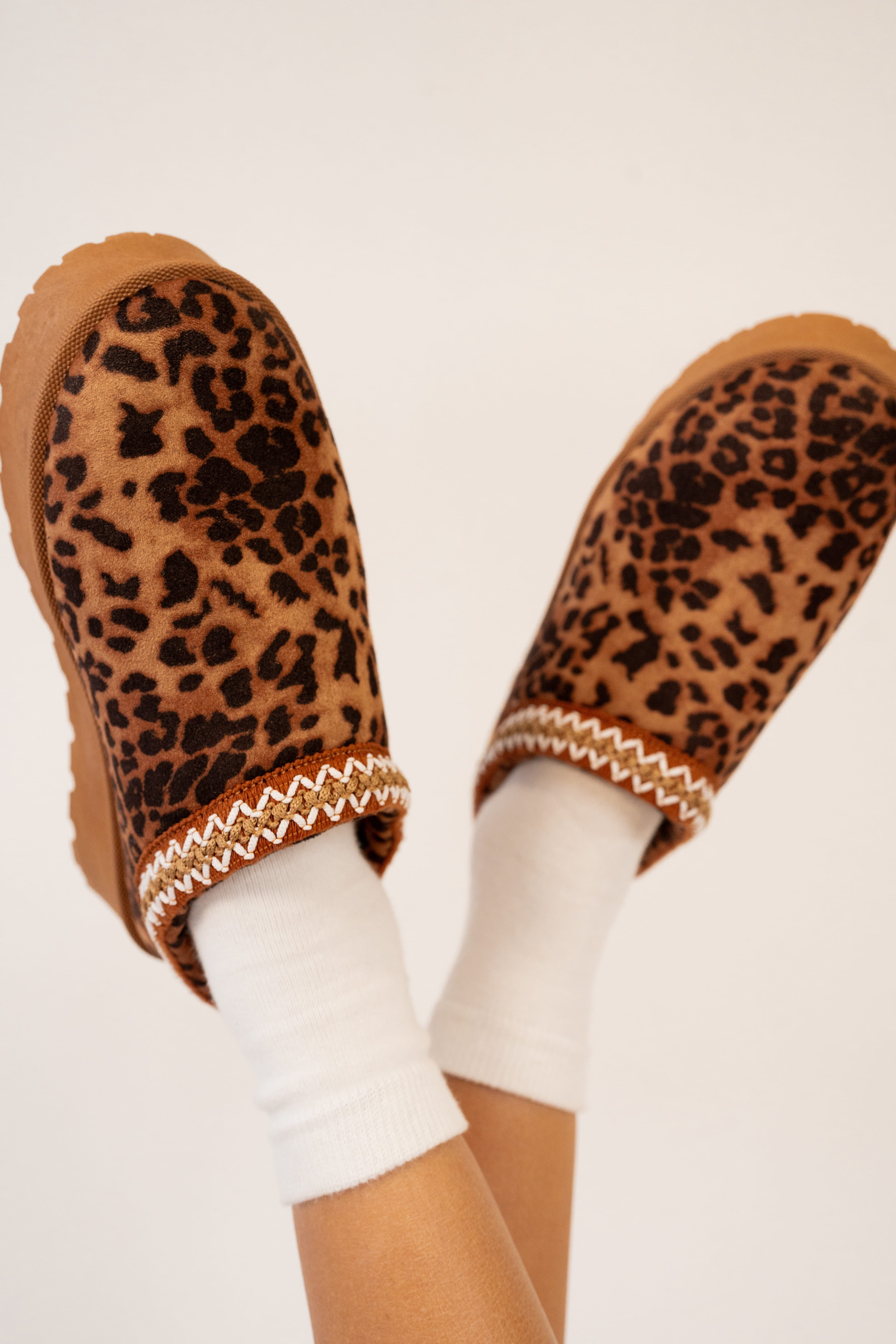 Andie Leopard Platform Slippers