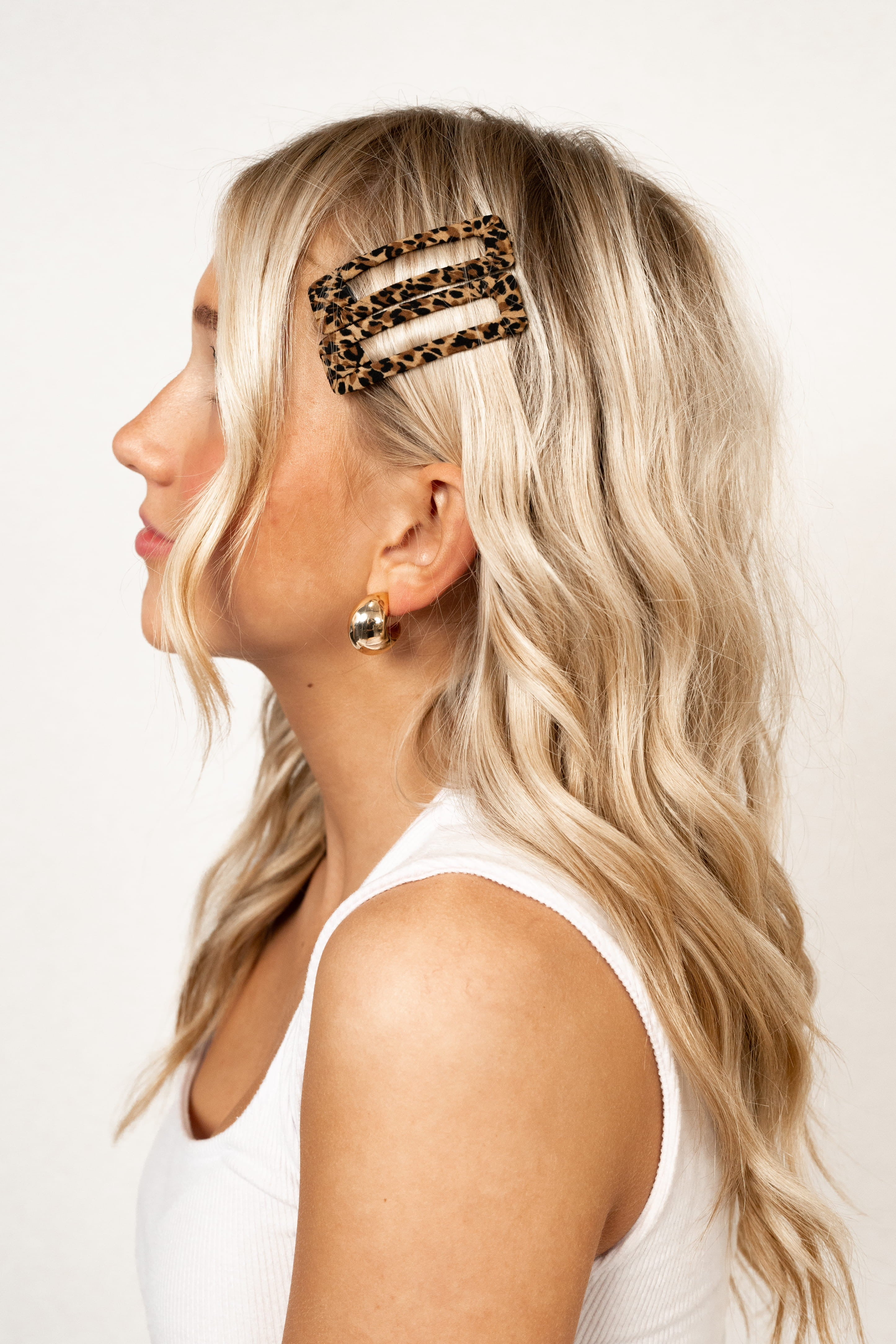 Leopard Hair Clip Set