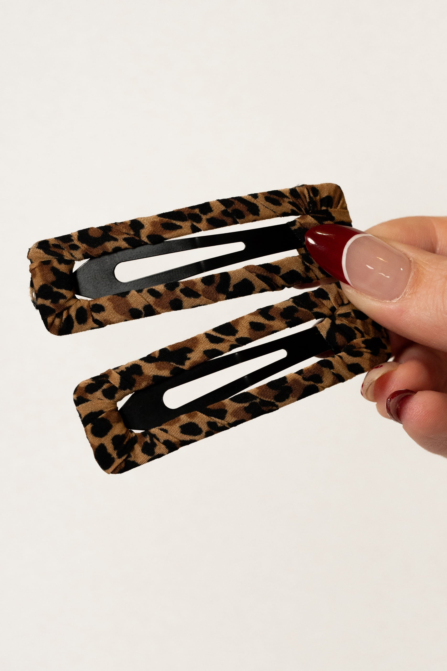 Leopard Hair Clip Set