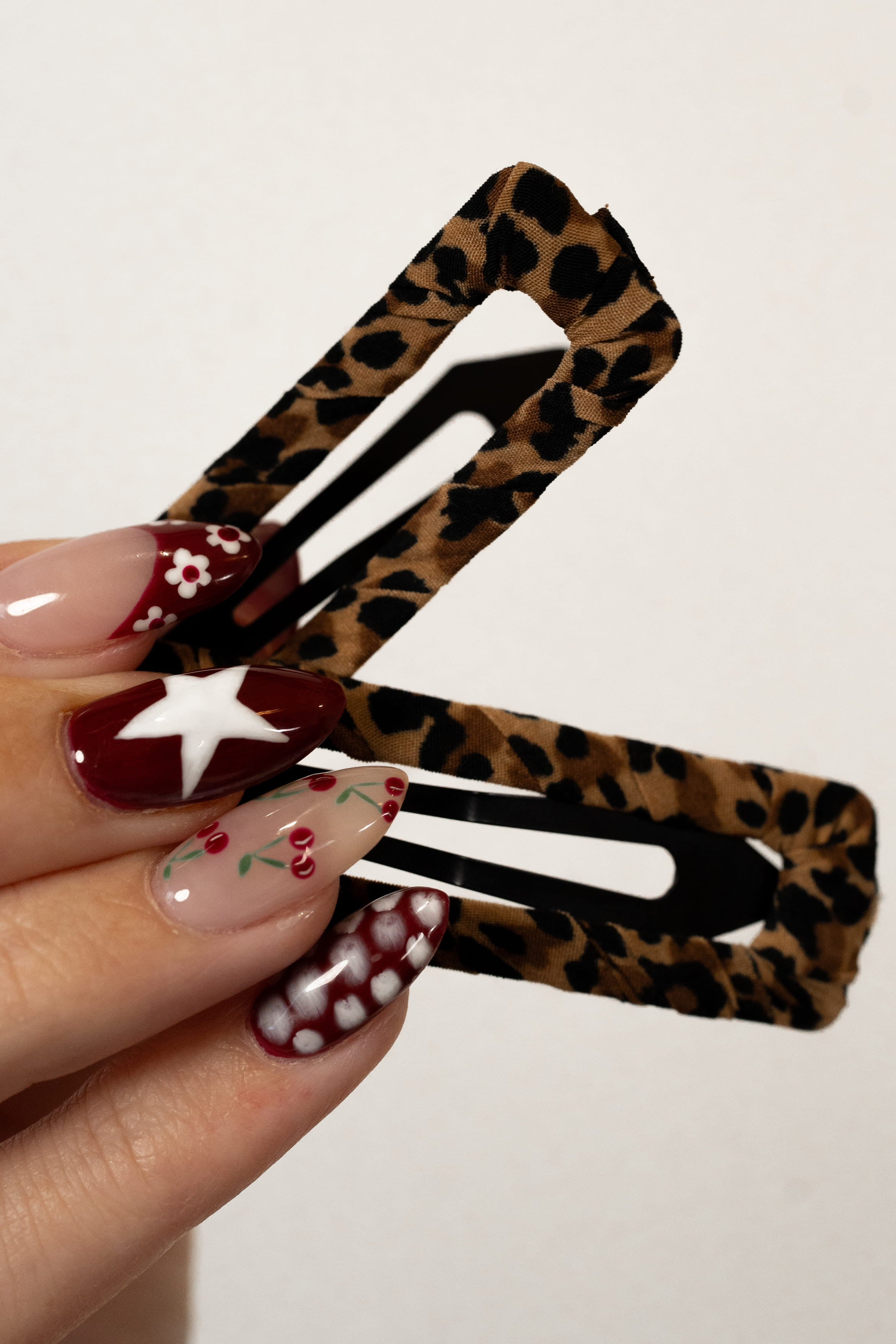 Leopard Hair Clip Set