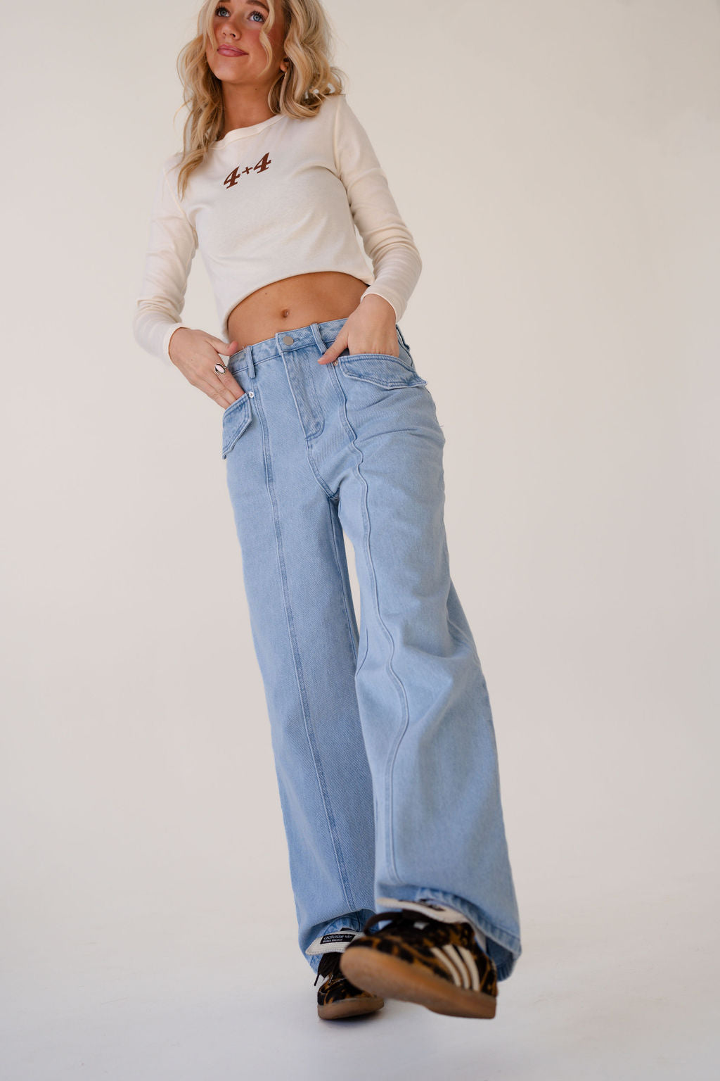 Paige Pocket Front Jeans