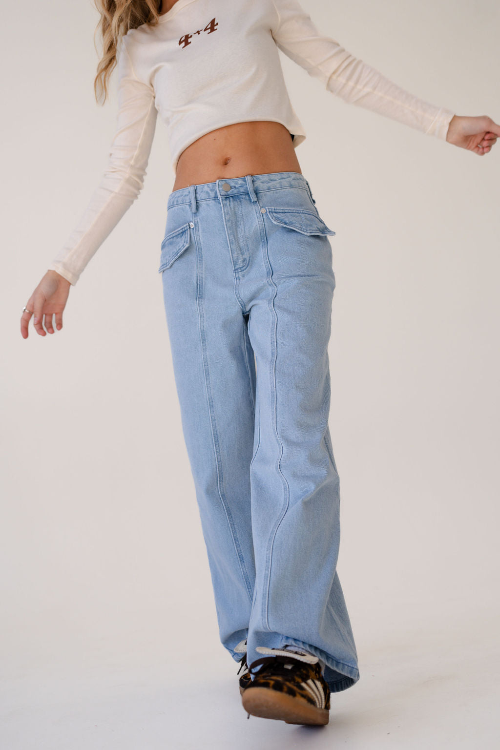 Paige Pocket Front Jeans