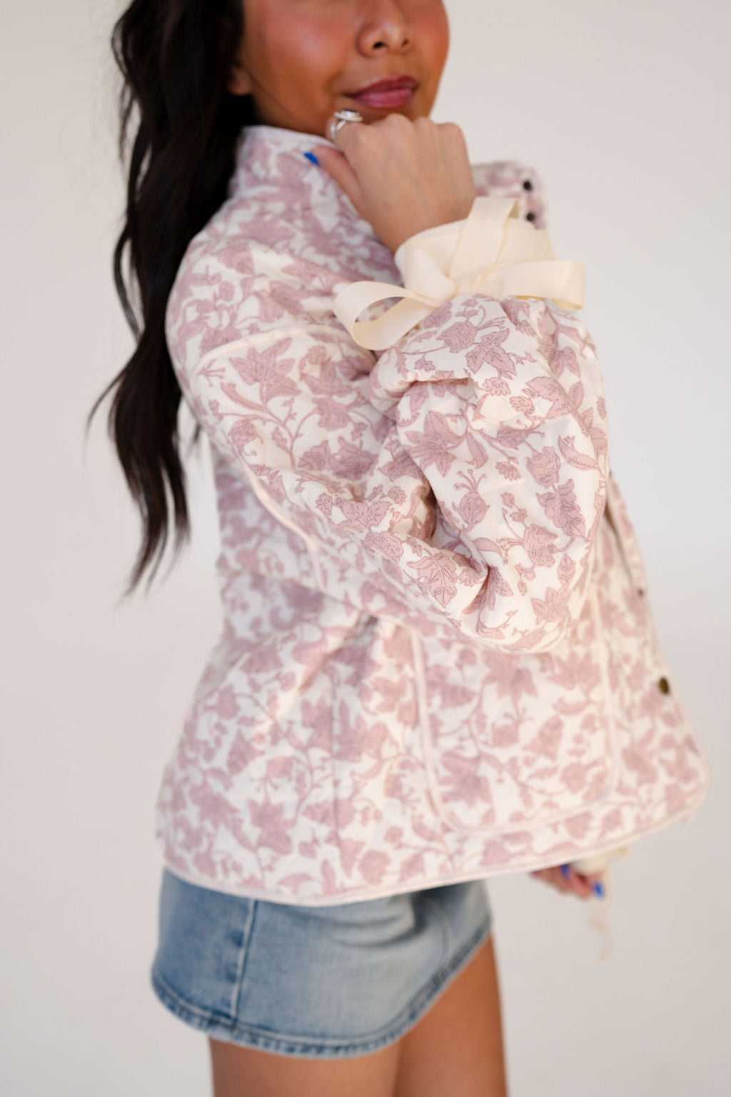 Eloise Quilted Floral Jacket