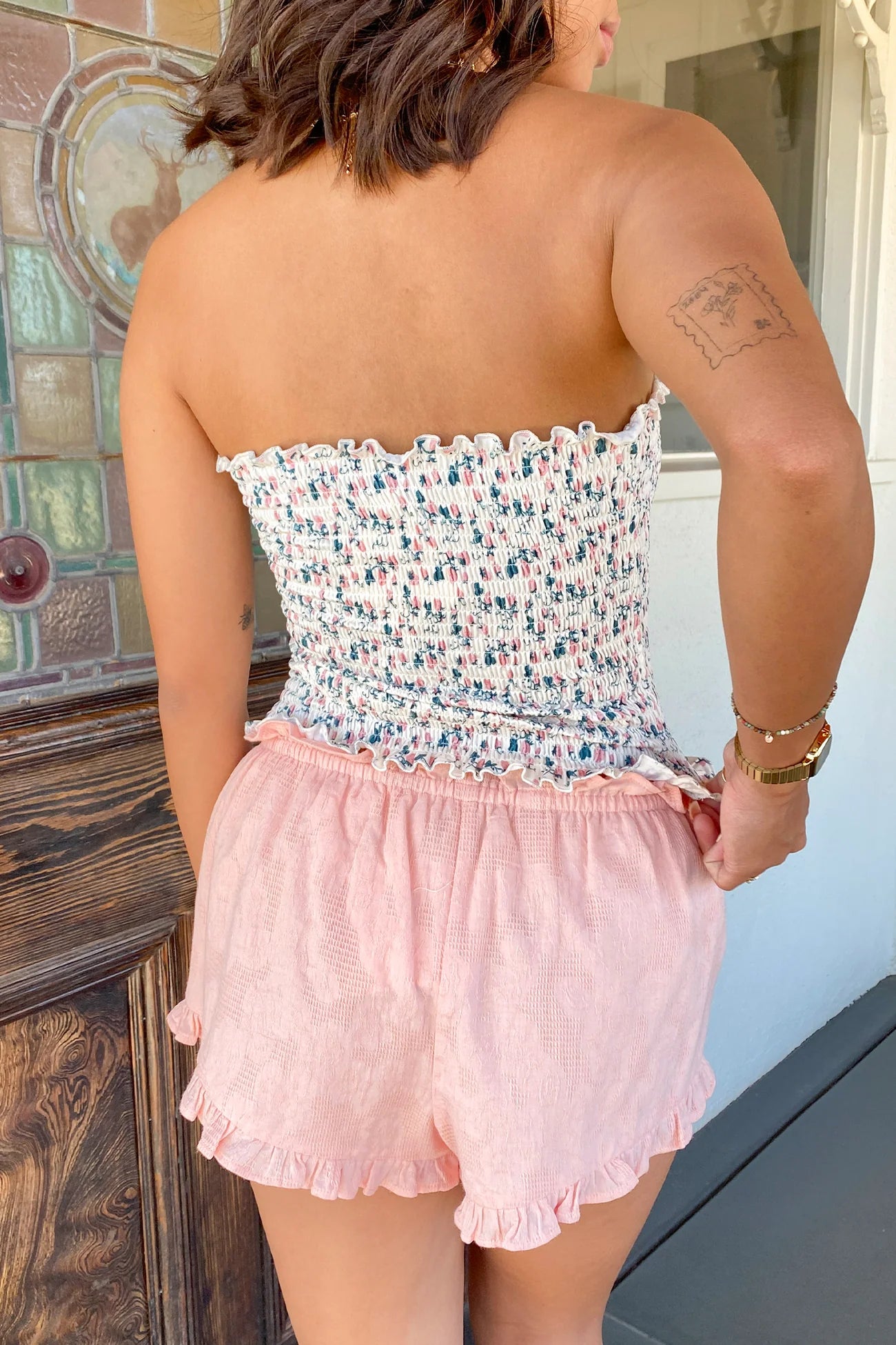 Aubrielle Smocked Tube Top