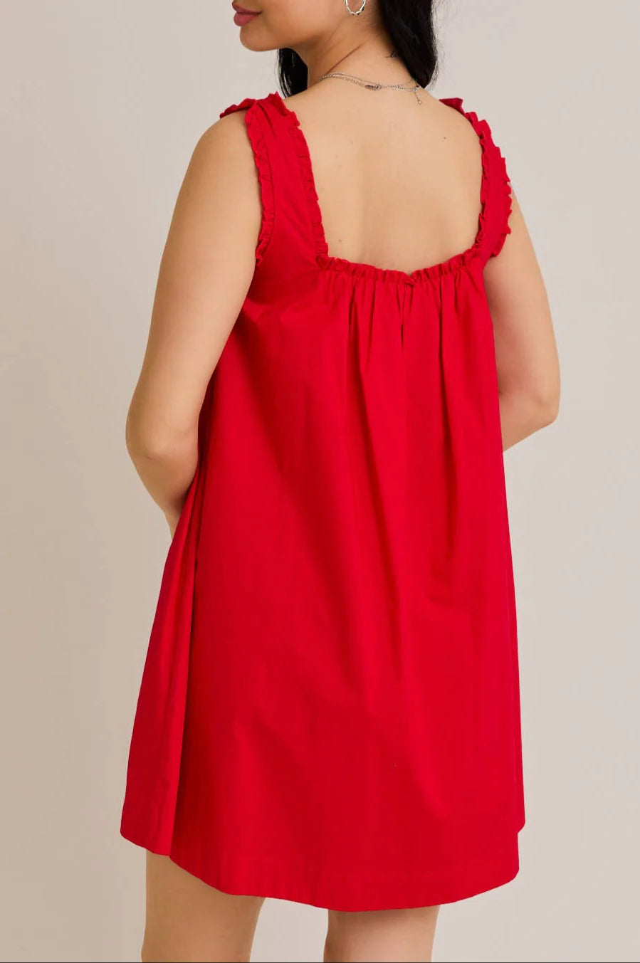 Meghan Ruffle Tie Dress