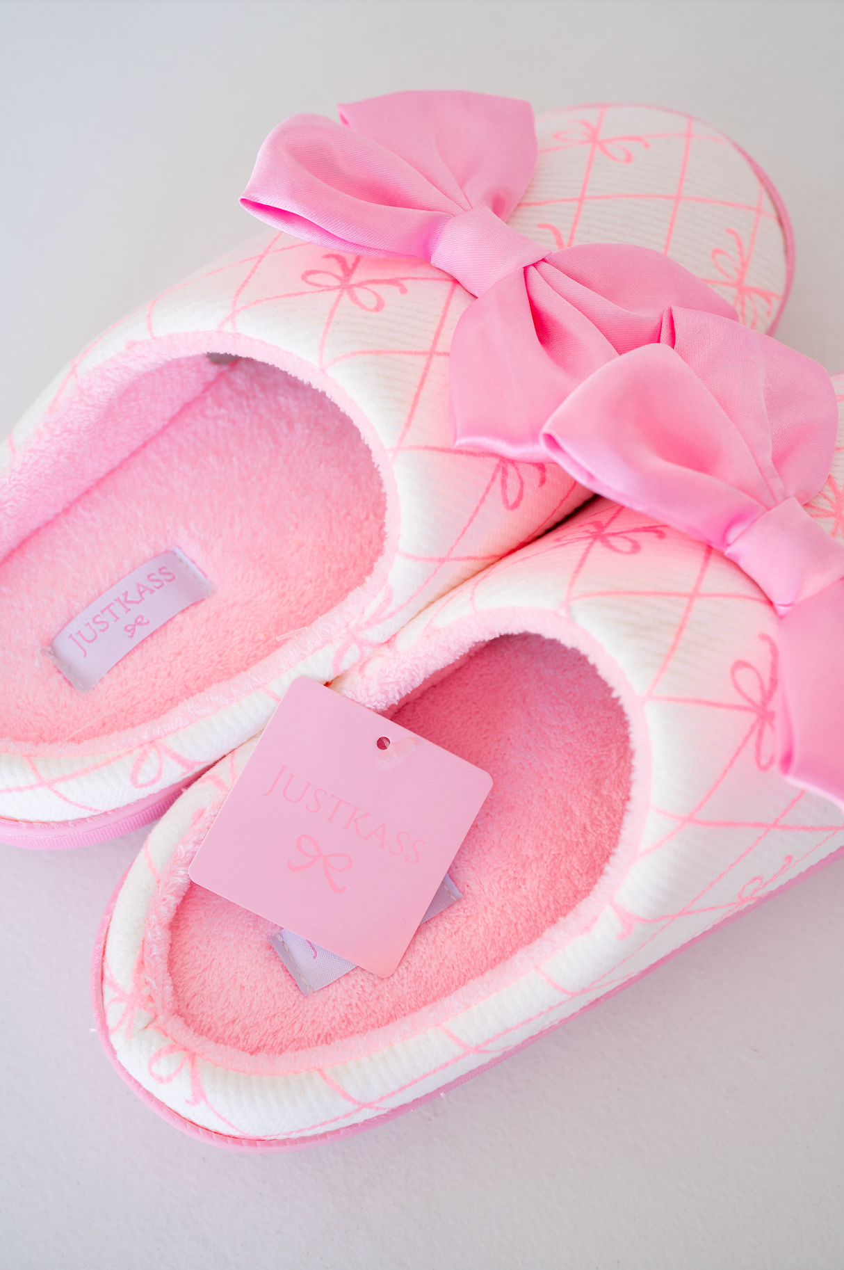 JustKass Bow Slippers