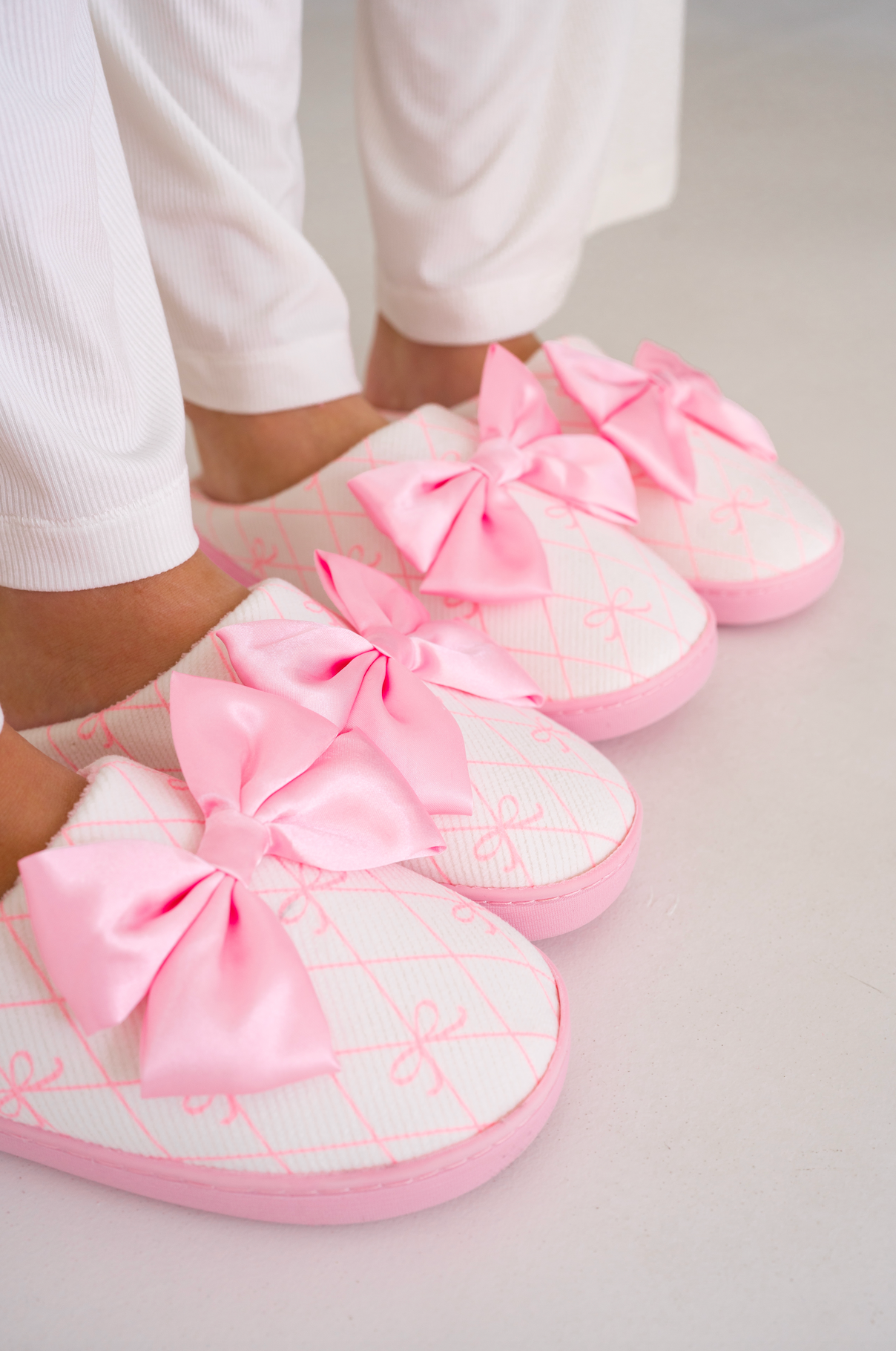 JustKass Bow Slippers