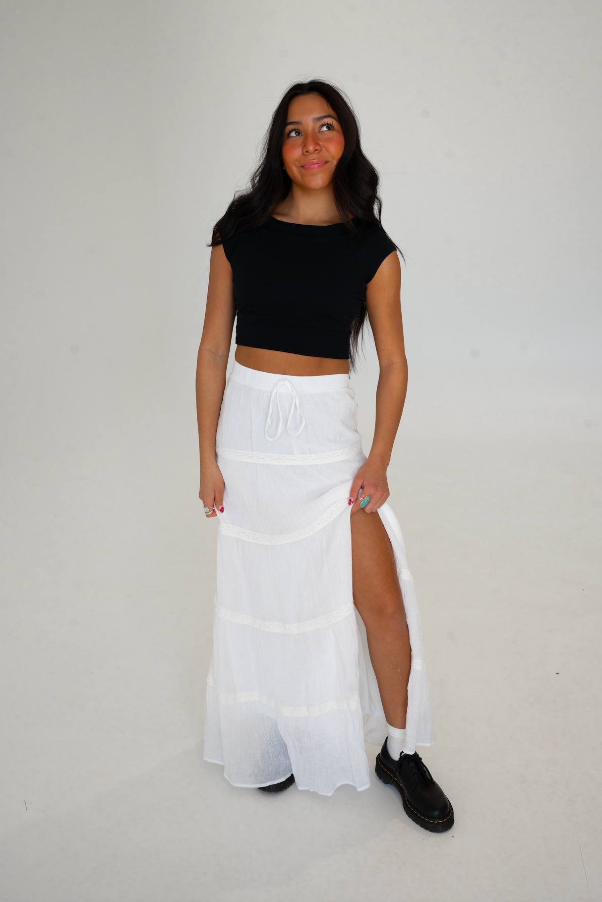 McKenzie Tiered Maxi Skirt