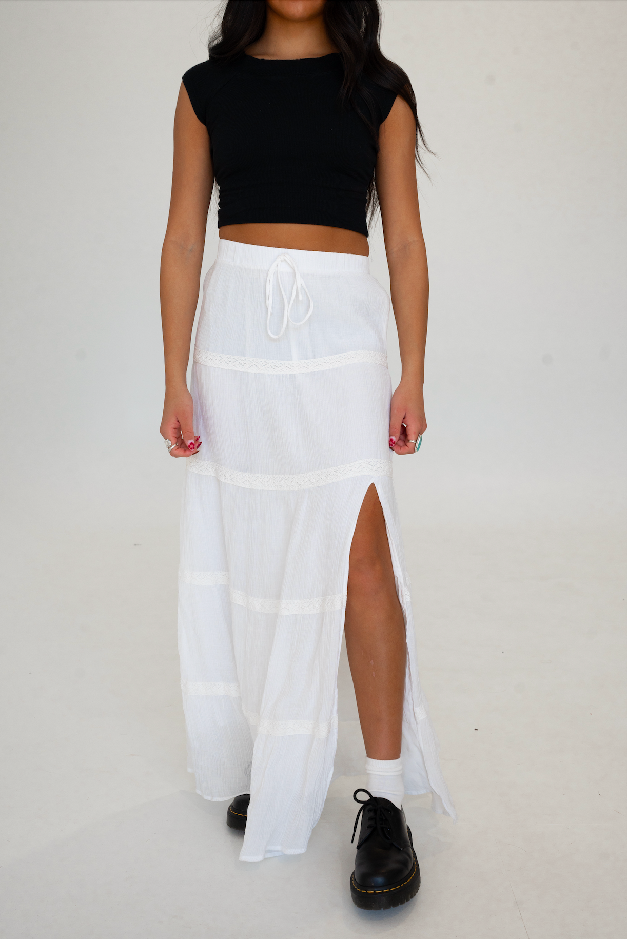 McKenzie Tiered Maxi Skirt