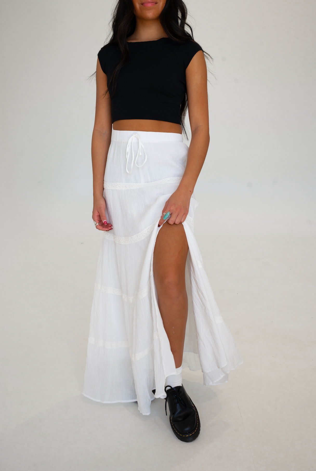 McKenzie Tiered Maxi Skirt