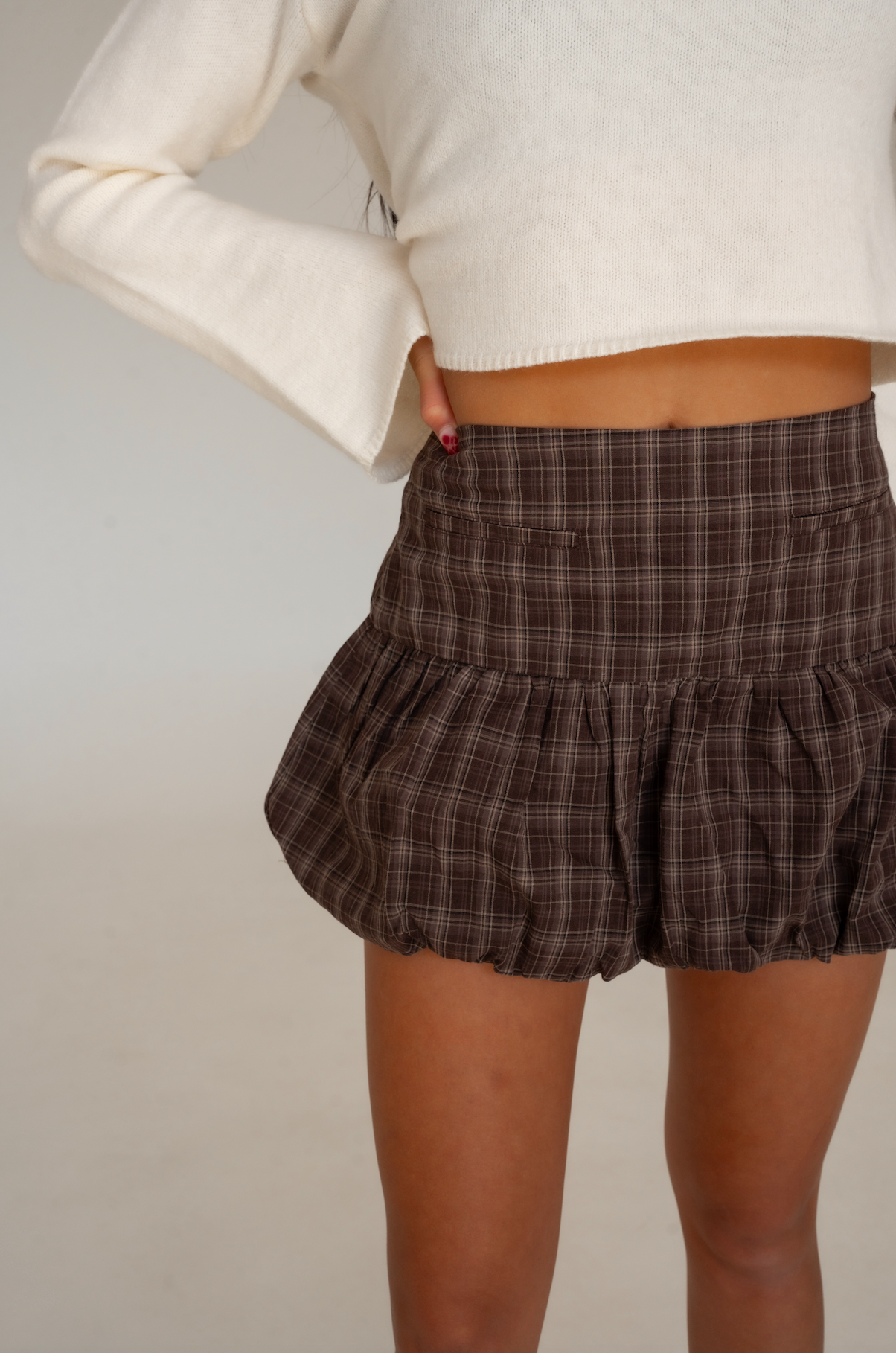 Bonnie Plaid Bubble Skirt