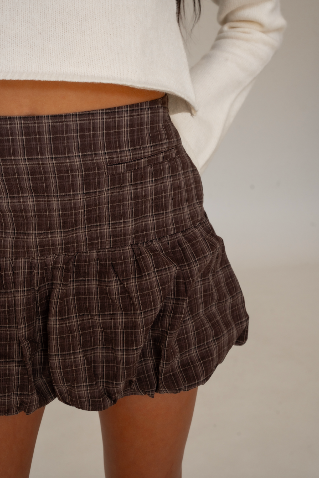 Bonnie Plaid Bubble Skirt