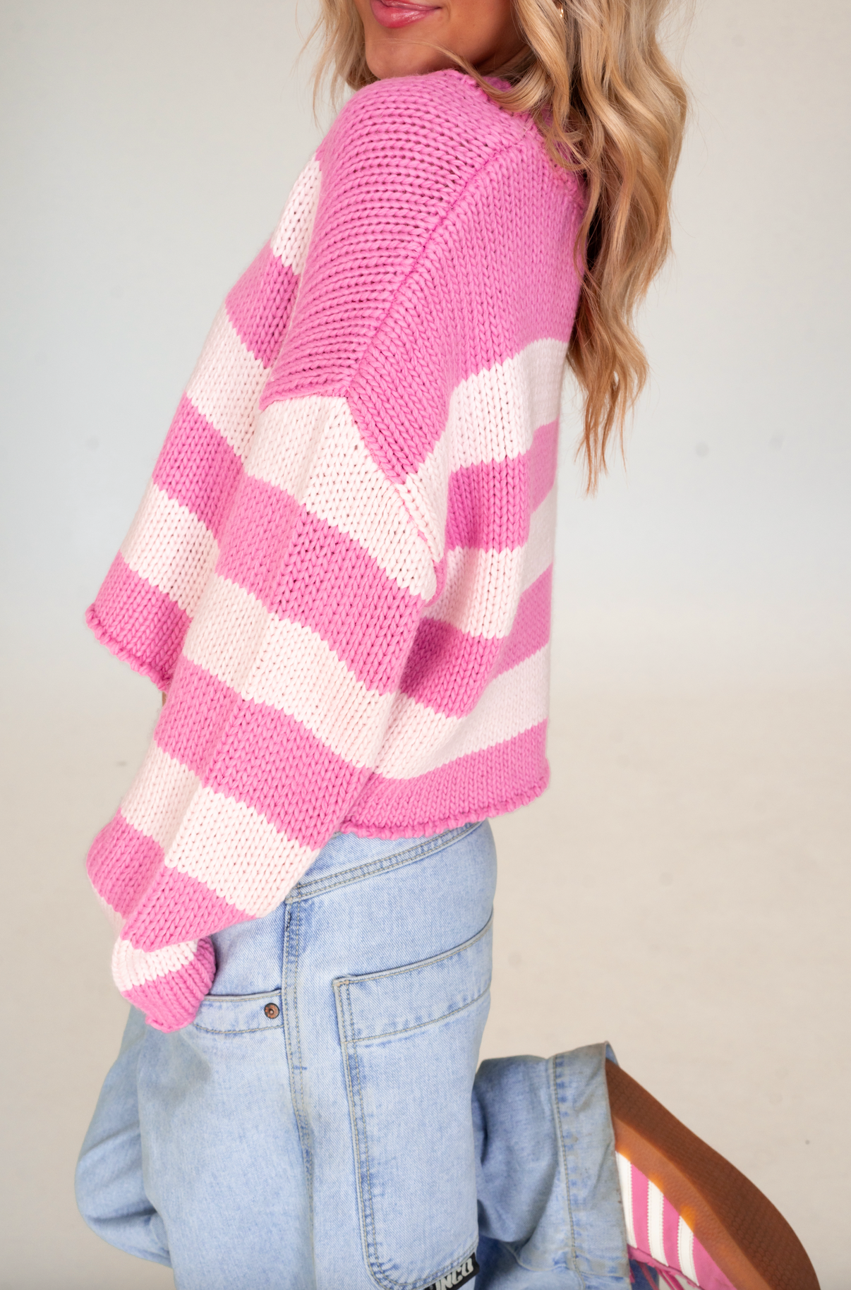 Chelsey Stripe Sweater Top