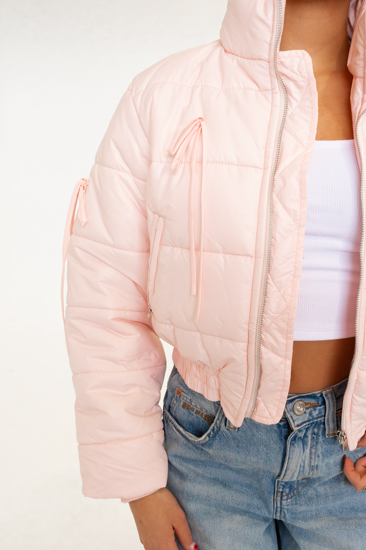 Camila Ribbon Puffer Jacket