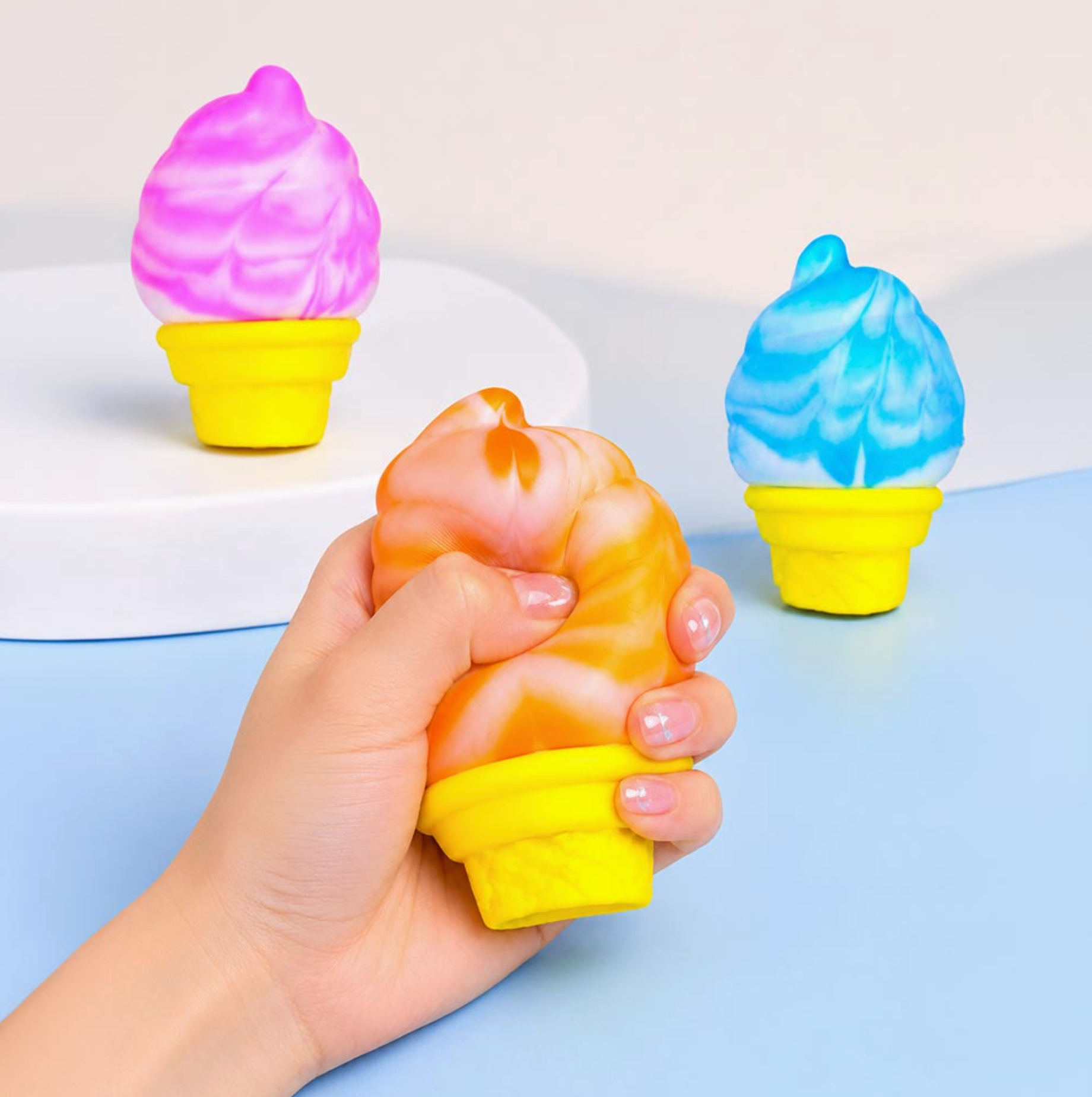 Needoh Nice Cream Cone Squishy