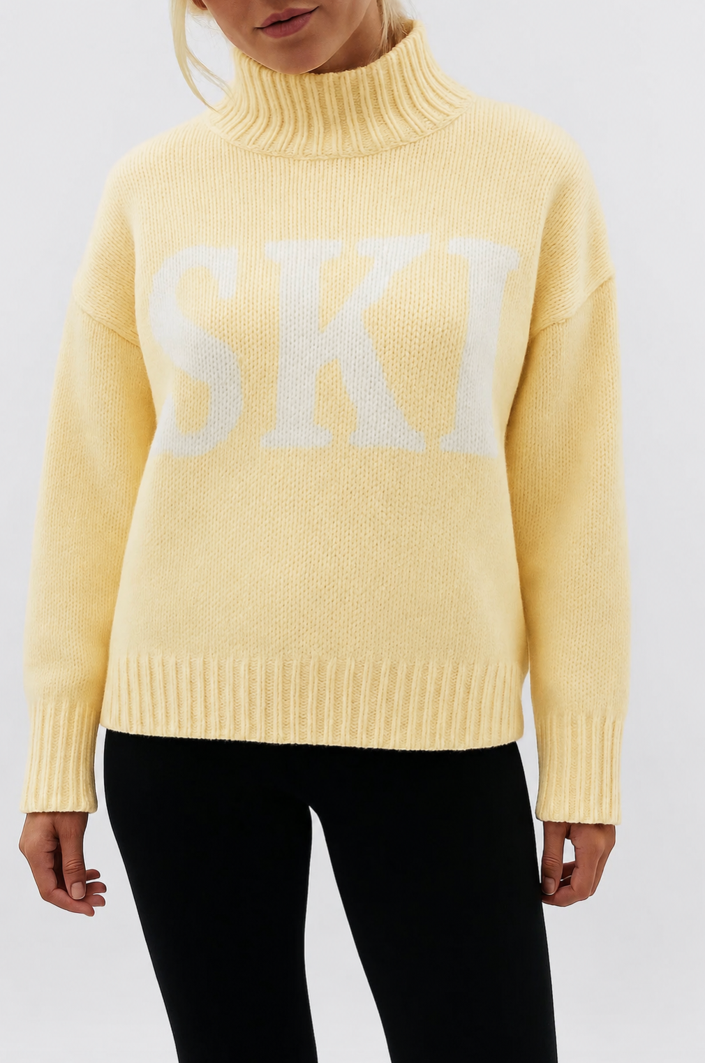 Ski Mockneck Knit Sweater