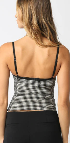 Jenny Gingham Tank Top