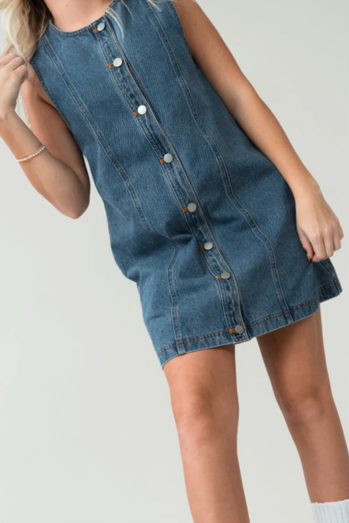 Charlotte Denim Mini Dress