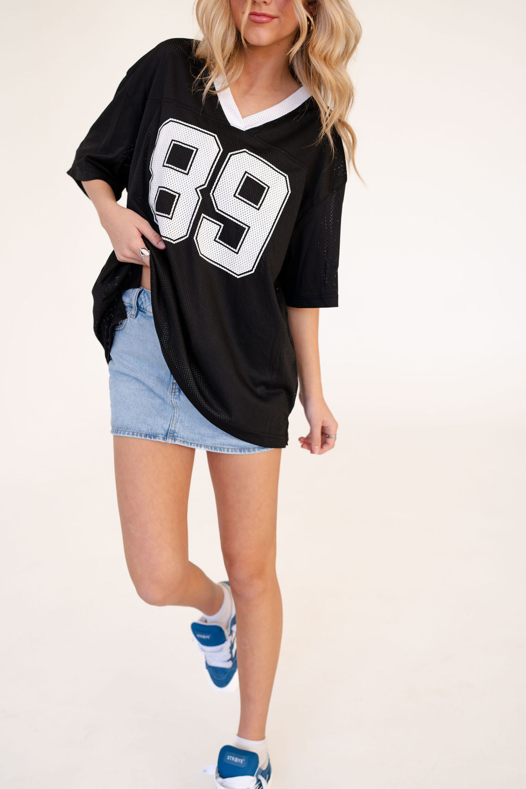 Taylor 89 Jersey Top in Black