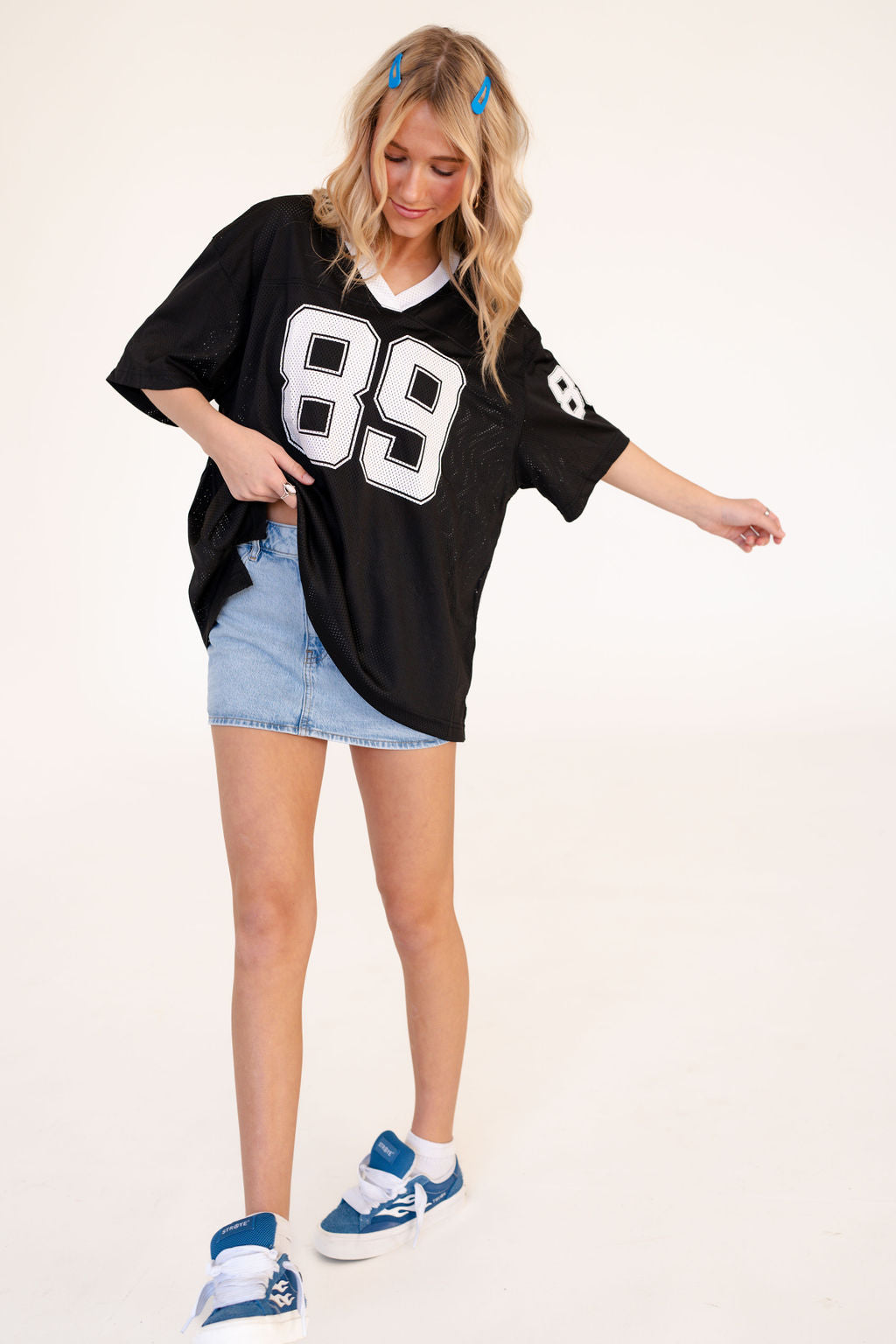 Taylor 89 Jersey Top in Black