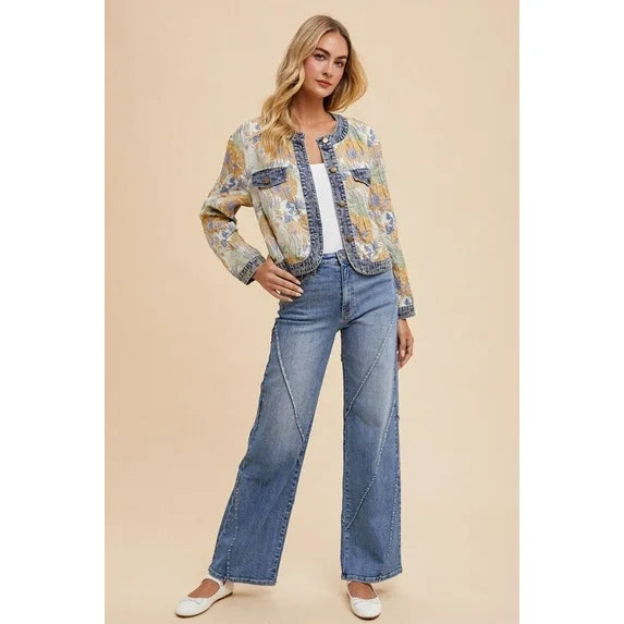 Jillian High Rise Wide Leg Jeans