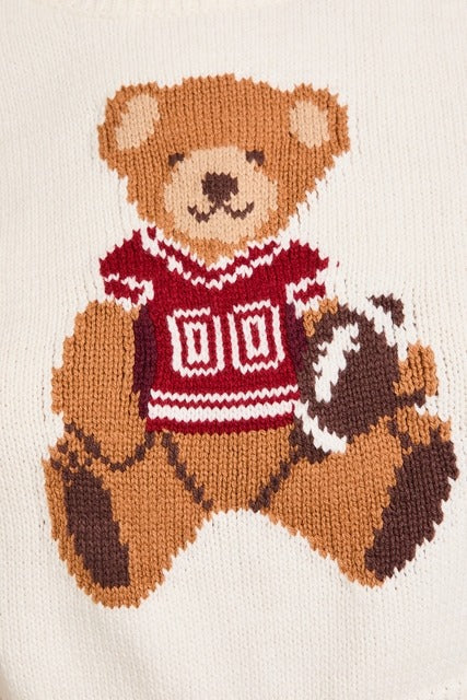 Football Star Teddy Bear Sweater Tee