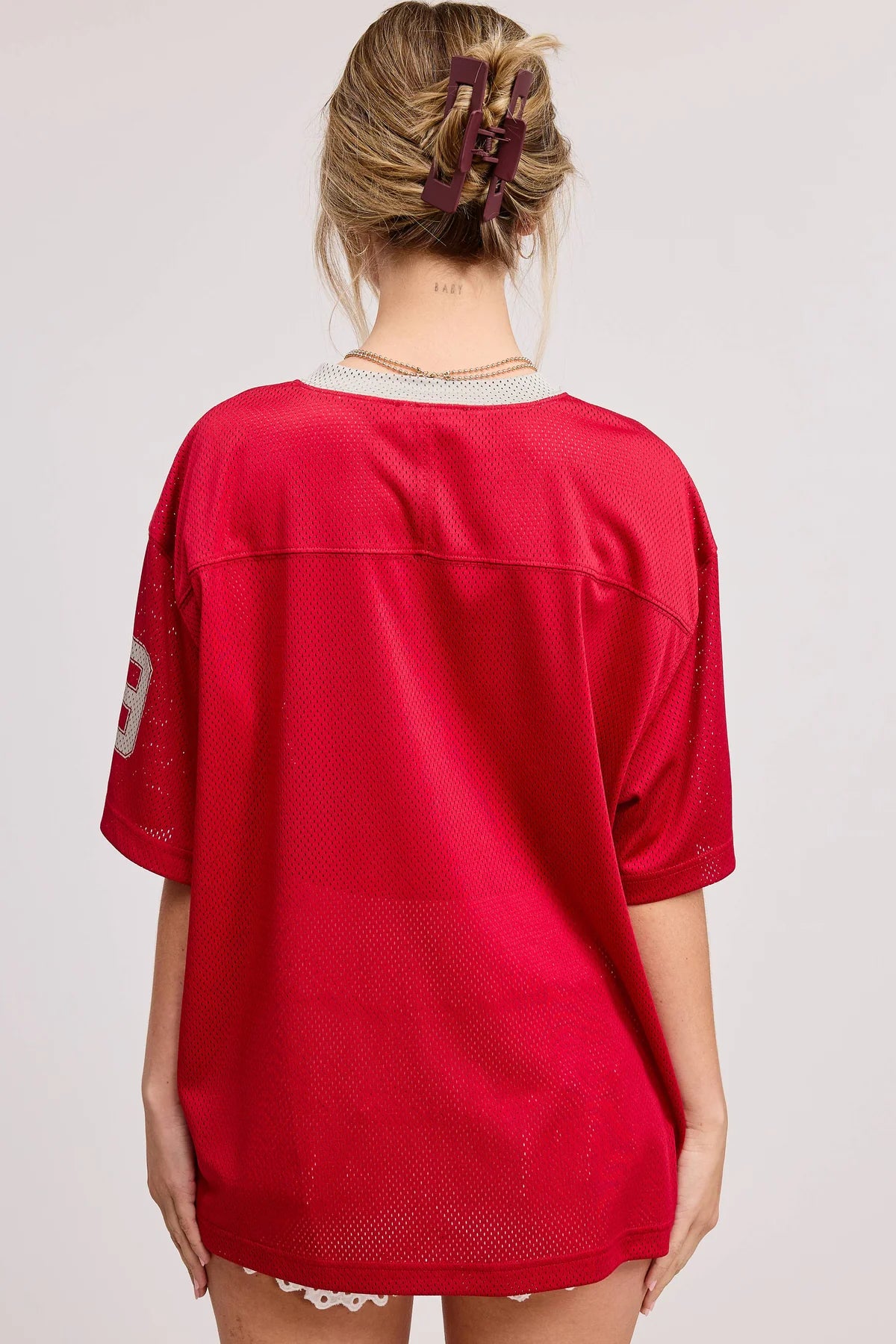 Taylor 89 Jersey Top in Red