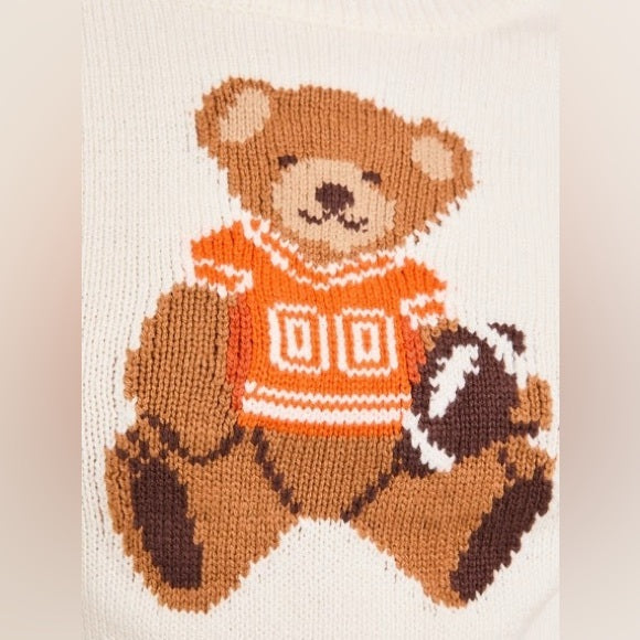 Football Star Teddy Bear Sweater Tee