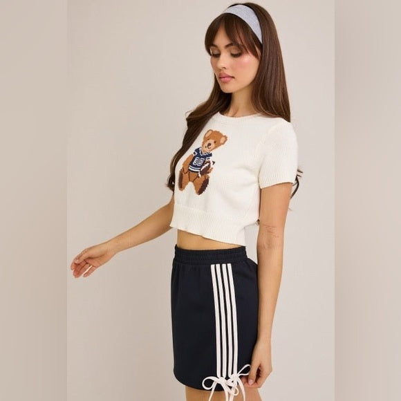 Football Star Teddy Bear Sweater Tee